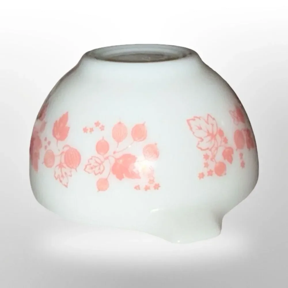 1950s PYREX Pink Gooseberry Cinderella Mixing Bowls Set of 3 Excellent Shape!